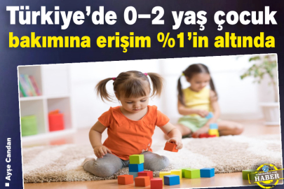 Türkiye’de 0–2 yaş çocuk bakımına erişim %1’in altında