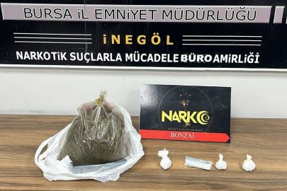 Bursa'da 2 kilogram uyuşturucu madde ele geçirildi