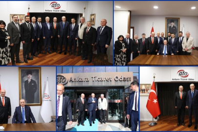 Cumhurbaşkanı Erdoğan, ATO Başkanı Baran'ın da aralarında bulunduğu heyeti kabul etti