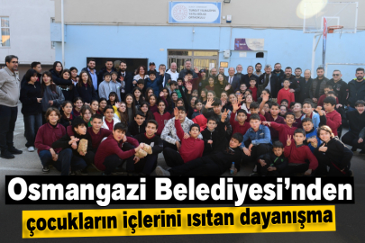 Osmangazi Belediyesi’nden çocukların içlerini ısıtan dayanışma