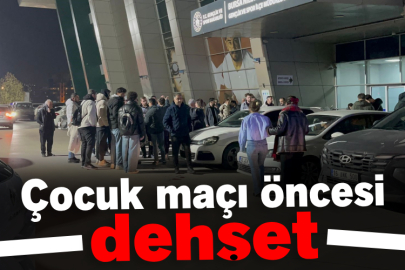 Bursa'da çocuk maçı öncesi dehşet!