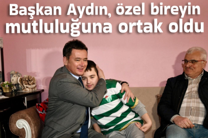 Başkan Aydın, özel bireyin mutluluğuna ortak oldu