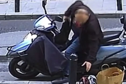 Kaldırımdaki taşlama makinesini çalan şahıs tutuklandı