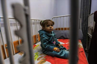 DSÖ: Gazze'de nisana kadar 100 binden fazla çocuğun akut yetersiz beslenmeden muzdarip olacağı öngörülüyor