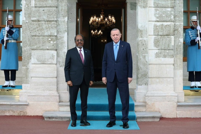 Cumhurbaşkanı Erdoğan, Somali Cumhurbaşkanı Mahmud'u kabul etti