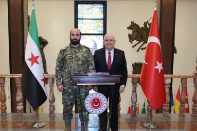 Milli Savunma Bakanı Güler, Suriye Genelkurmay Başkanı Tümgeneral Nasan'ı kabul etti