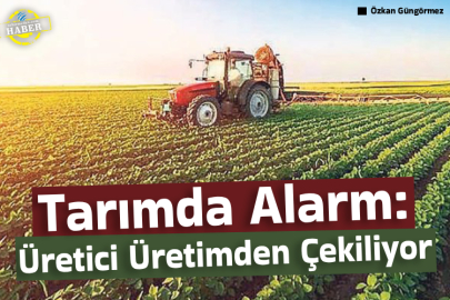 Tarımda Alarm: Üretici Üretimden Çekiliyor