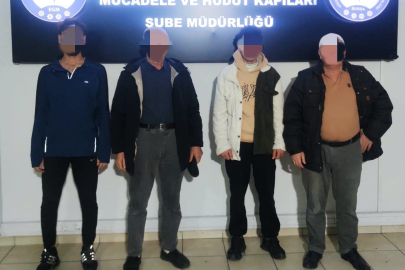 Bursa'da 13 düzensiz göçmen ve 4 organizatör yakalandı