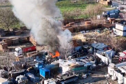 Bursa'da korkutan yangın!