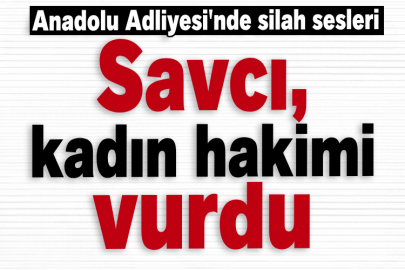 Anadolu Adliyesi'nde silah sesleri! Savcı, kadın hakimi vurdu