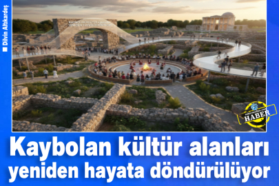Kaybolan kültür alanları yeniden hayata döndürülüyor