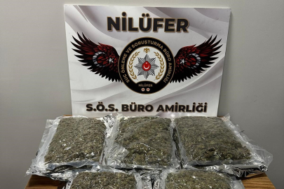 Bursa’da uyuşturucu operasyonu: 3 kilo 562 gram esrar ele geçirildi