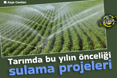 Tarımda bu yılın önceliği sulama projeleri