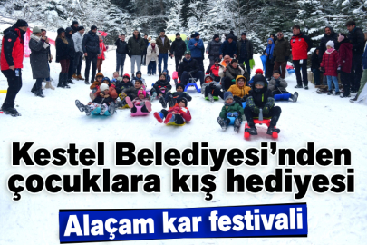 Kestel Belediyesi’nden çocuklara kış hediyesi