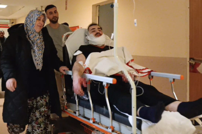 Tartıştığı kuzenini falçata ile yüzünden yaraladı