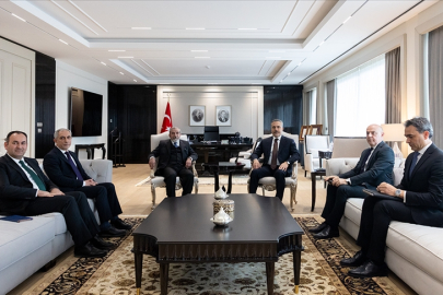 Dışişleri Bakanı Fidan, Kürdistan İslami Birlik Partisi lideri Bahaddin'i kabul etti