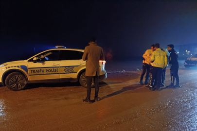 'Dur' ihtarına uymayan alkollü sürücü kaza yapınca yakalandı