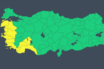 İçişleri Bakanlığı 9 il için "sarı" kodlu meteorolojik uyarı yaptı