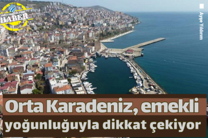 Orta Karadeniz, emekli yoğunluğuyla dikkat çekiyor