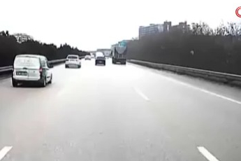 Bursa otoyolunda korku dolu anlar!