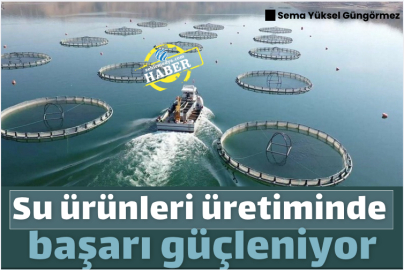 Su ürünleri üretiminde başarı güçleniyor