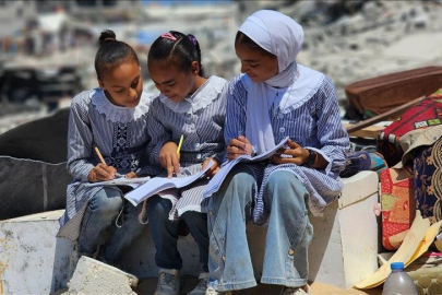 UNICEF: Gazze'de okulların yüzde 90'ından fazlası yıkılmış veya hasar görmüş durumda