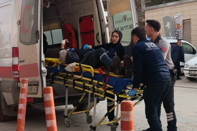 Makineye sıkışan işçi ağır yaralandı