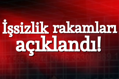 İşsizlik rakamları açıklandı