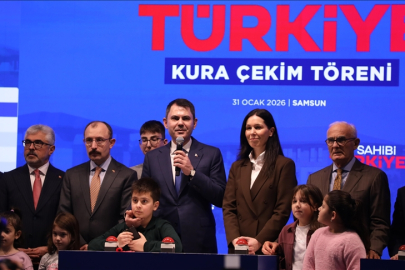 Yüzyılın Konut Projesi kapsamında Samsun'da yapılacak konutların kurası çekildi