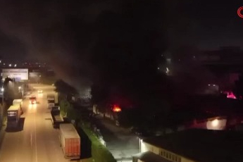 Bursa’da tekstil fabrikasında yangın