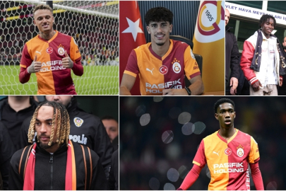 Galatasaray'dan ara transferde 5 takviye