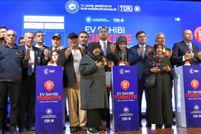 "Yüzyılın Konut Projesi" kapsamında yapılacak konutların kurası çekildi