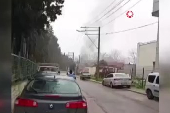 Bursa’da park halindeki otomobil alev topuna döndü!