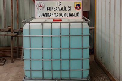 Bursa’da yer altına gizlenmiş kaçak alkol üretim ağı çökertildi