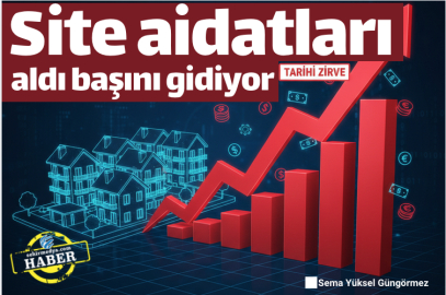 Site aidatları aldı başını gidiyor