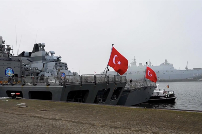 MSB, Anadolu Türk Deniz Görev Kuvveti'nin Almanya'daki liman ziyaretine ilişkin görüntüleri paylaştı
