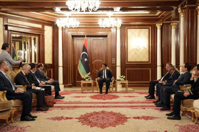 MİT Başkanı Kalın, Trablus'ta Libya Başkanlık Konseyi Başkanı Menfi ile görüştü
