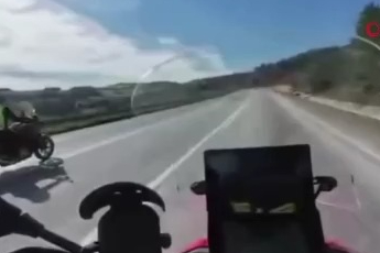 Bursa'da motosiklette ölüm böyle geldi