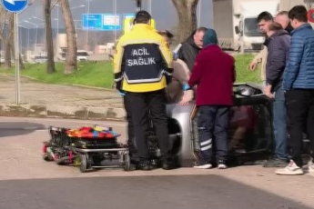 Bursa'da feci kaza! Küçük çocuğun feryadı yürek burktu