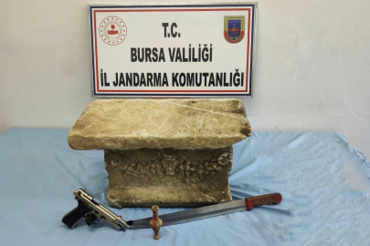 Bursa'da tarihi eser kaçakçılığına jandarma engeli