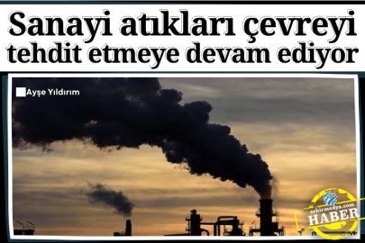 Sanayi atıkları çevreyi tehdit etmeye devam ediyor