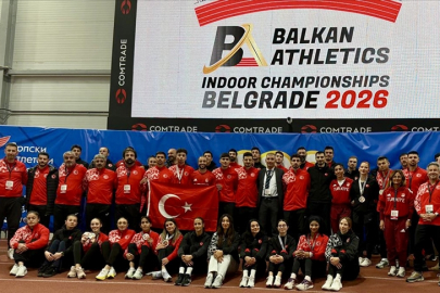 Türkiye, Balkan Salon Atletizm Şampiyonası'nda 14 madalya kazandı