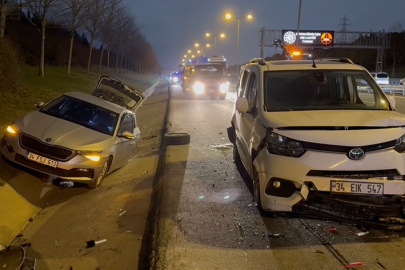 Zincirleme trafik kazasında 5 kişi yaralandı