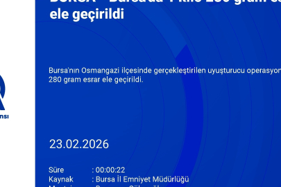 Bursa’da uyuşturucuya geçit yok!