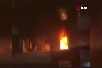 Bursa’da apartman dairesi alev alev yandı