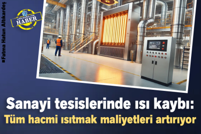 Sanayi tesislerinde ısı kaybı: Tüm hacmi ısıtmak maliyetleri artırıyor