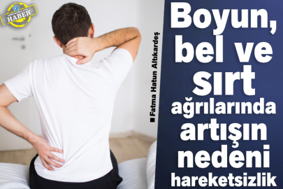 Boyun, bel ve sırt ağrılarında artışın nedeni hareketsizlik