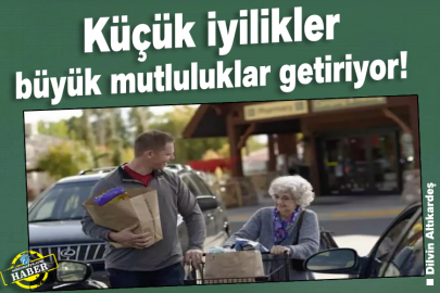 Küçük iyilikler büyük mutluluklar getiriyor! 