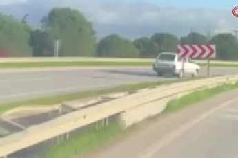 Bursa’da ters şeritten ilerleyen araç tehlike saçtı