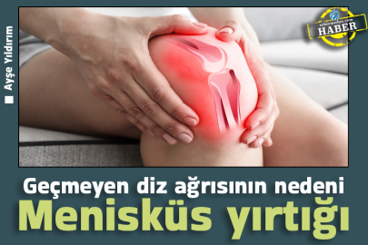 Geçmeyen diz ağrısının nedeni Menisküs yırtığı
